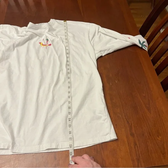 BoohooMAN White Oversized Official Man Long Sleeve Tee, Size XL - Picture 12 of 13